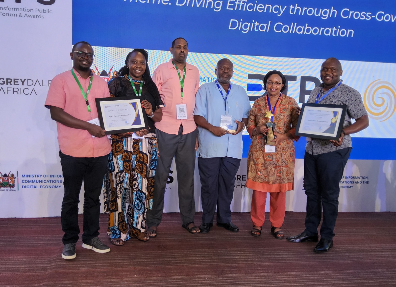 JazaMiti Application wins KEFRI two Prestigious Awards at the Digital Transformation Public Sector Forum
