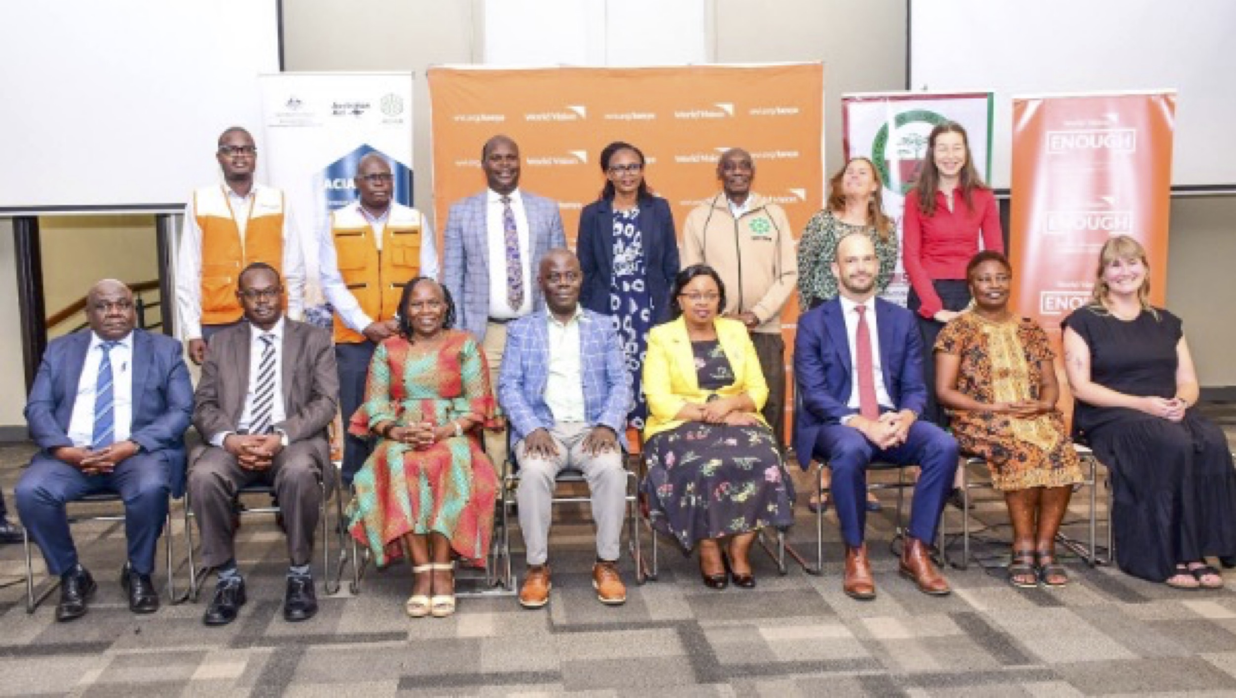 KEFRI Senior Management alongside newly absorbed Kenya Water Towers Agency staff 